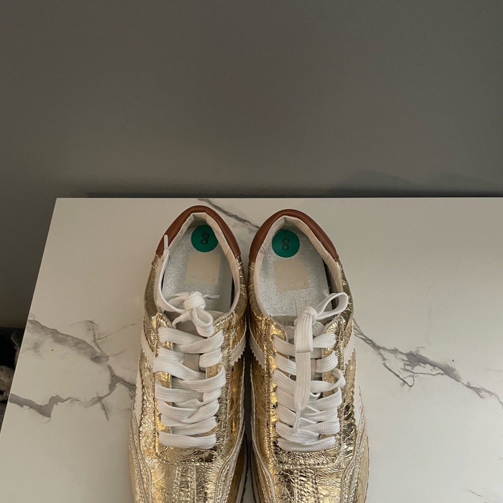 Dolce Vita Gold Sneakers